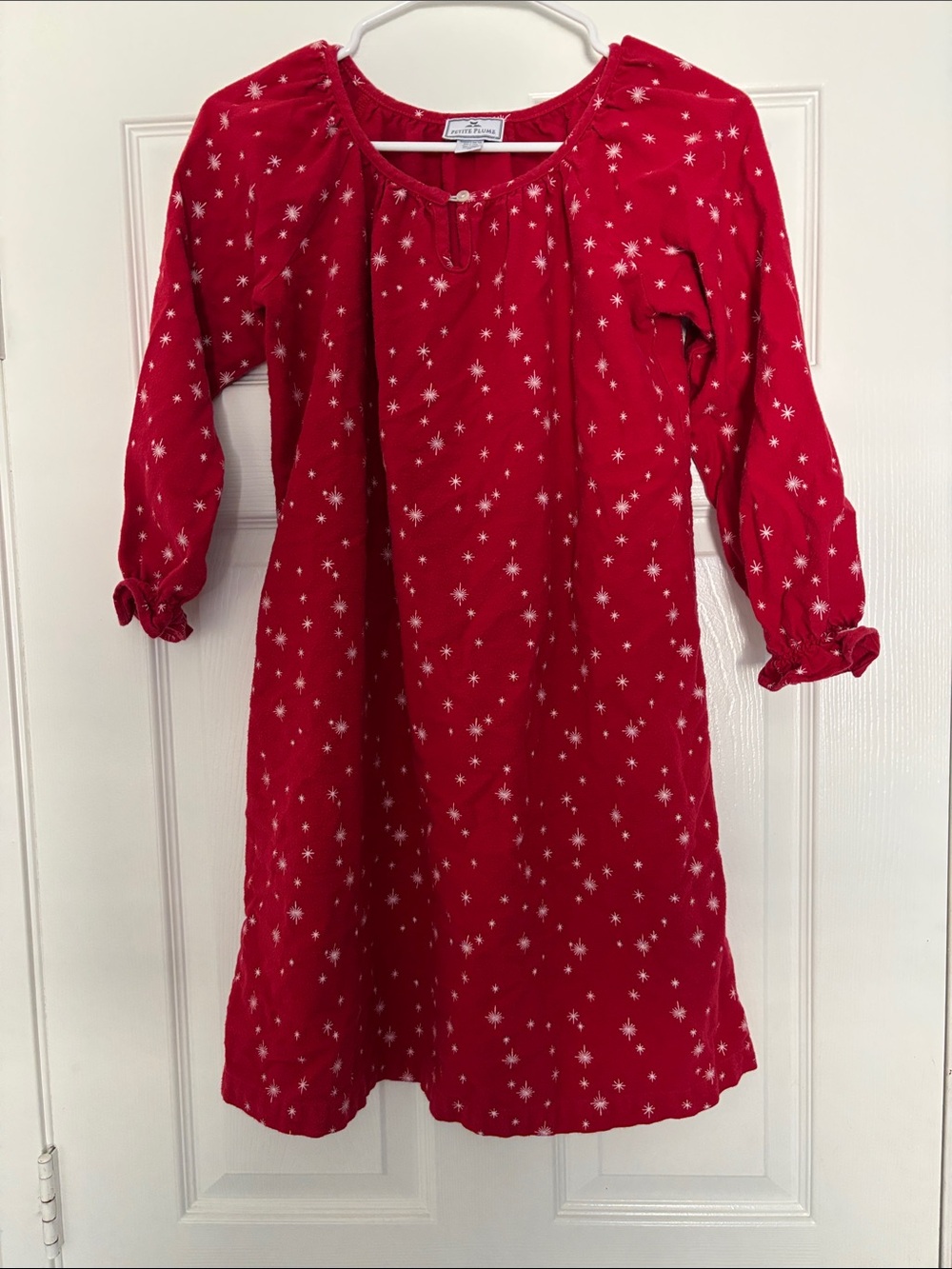 Petite Plume Girls Flannel Nightgown - size 12